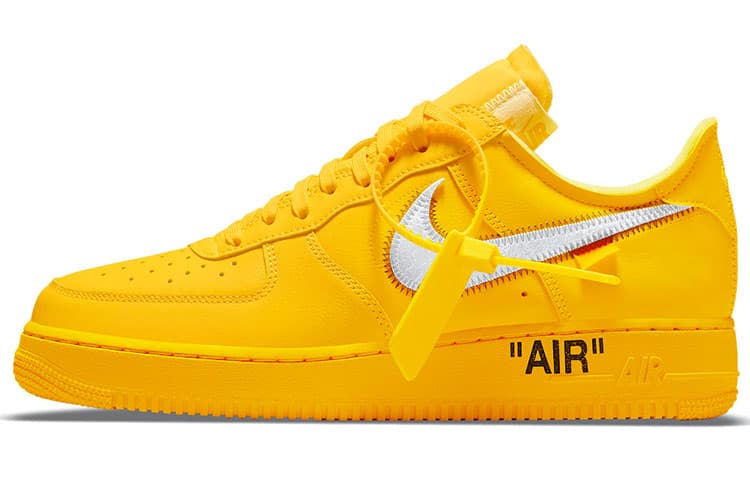 Nike Air Force 1 Off White Ica University Gold