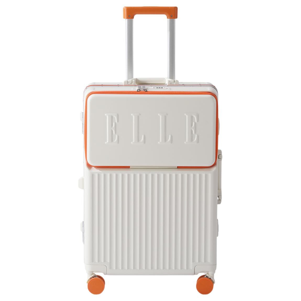 ELLE PC Trolley Bag 20 Inch, 24 Inch Silver/White Orange White Orange