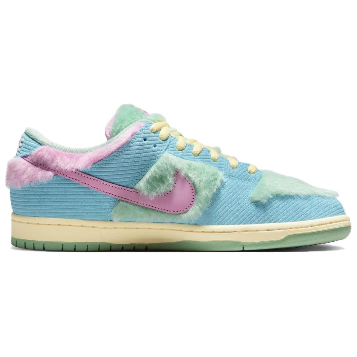 Nike x Verdy Dunk SB Corduroy Blue Green Pink