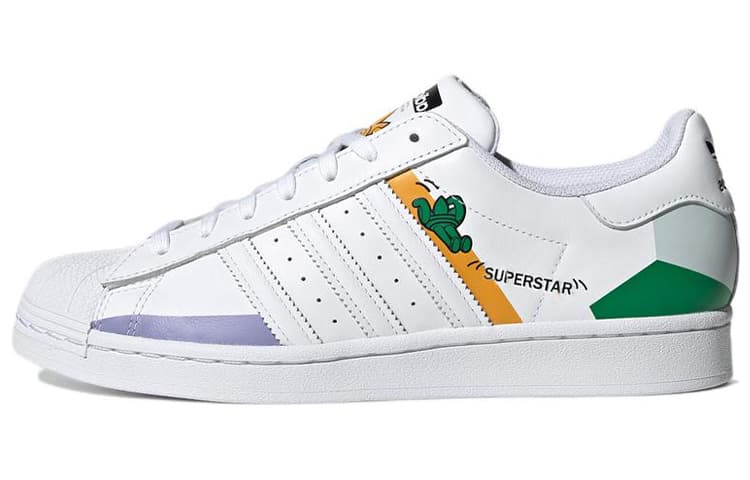 Adidas Originals SUPERSTAR White Gray Green