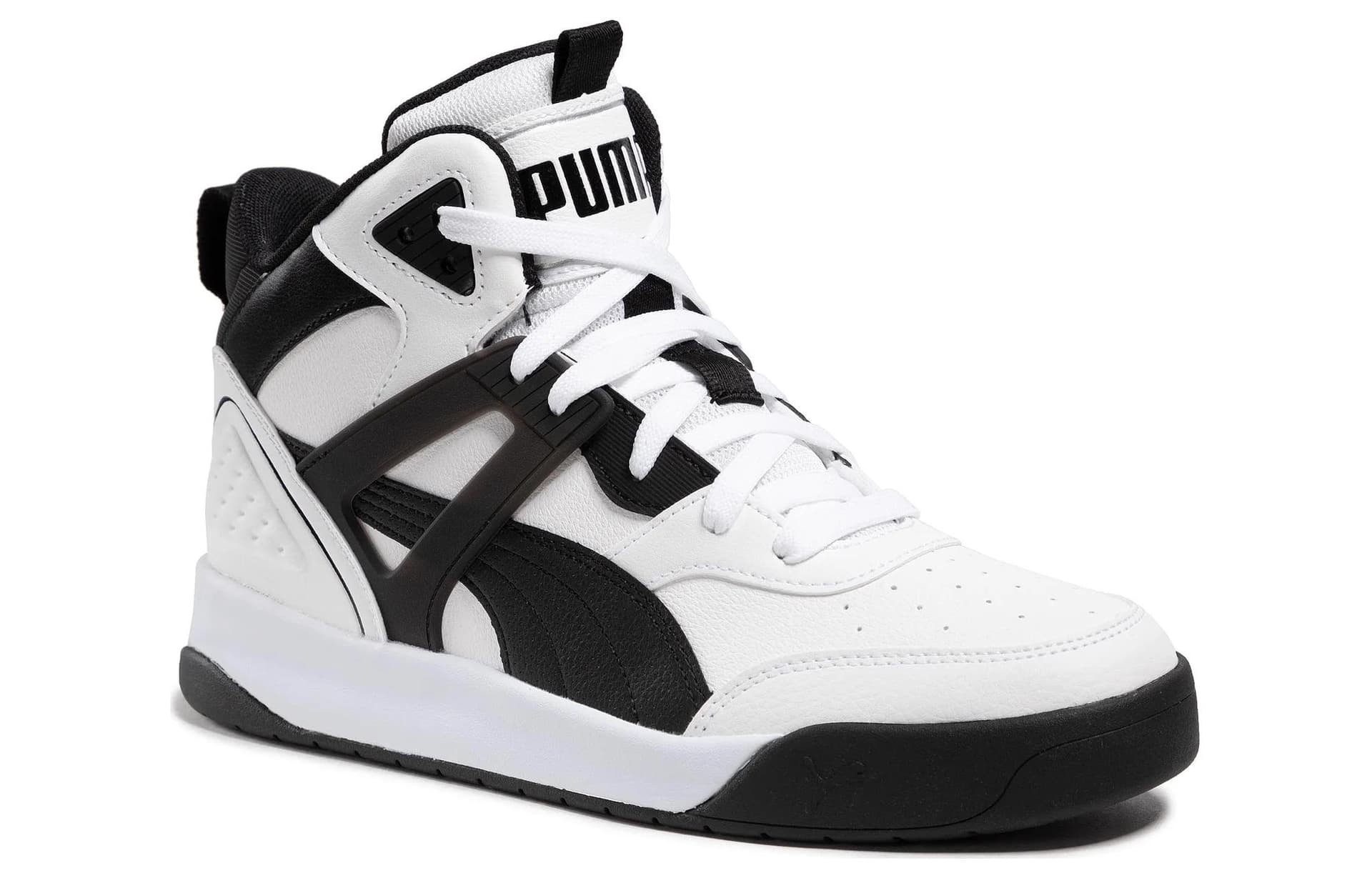 PUMA Backcourt Mid High White Black