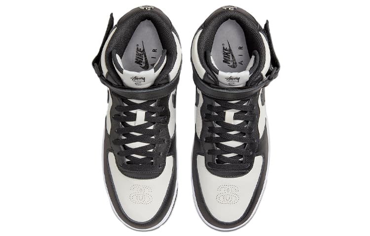 Nike X Stussy Air Force 1 Mid 'Black White'