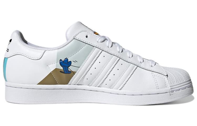 Adidas Originals SUPERSTAR White Gray Green