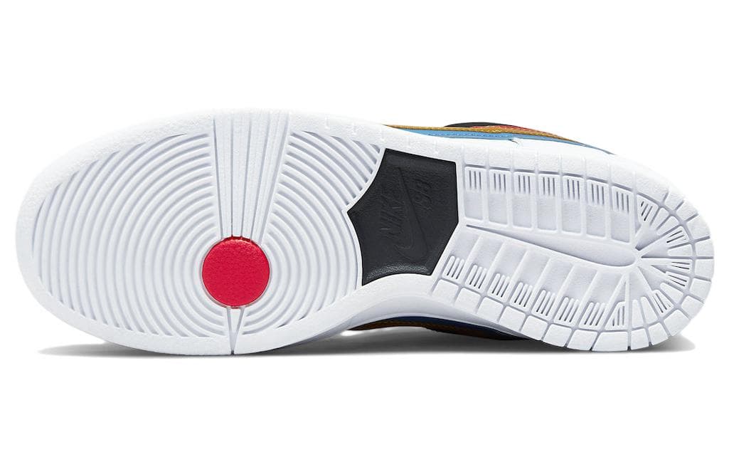 Nike x Polaroid Dunk SB Pro QS "beyond The Rainbow" Leather, Suede Black Rainbow Lowtop
