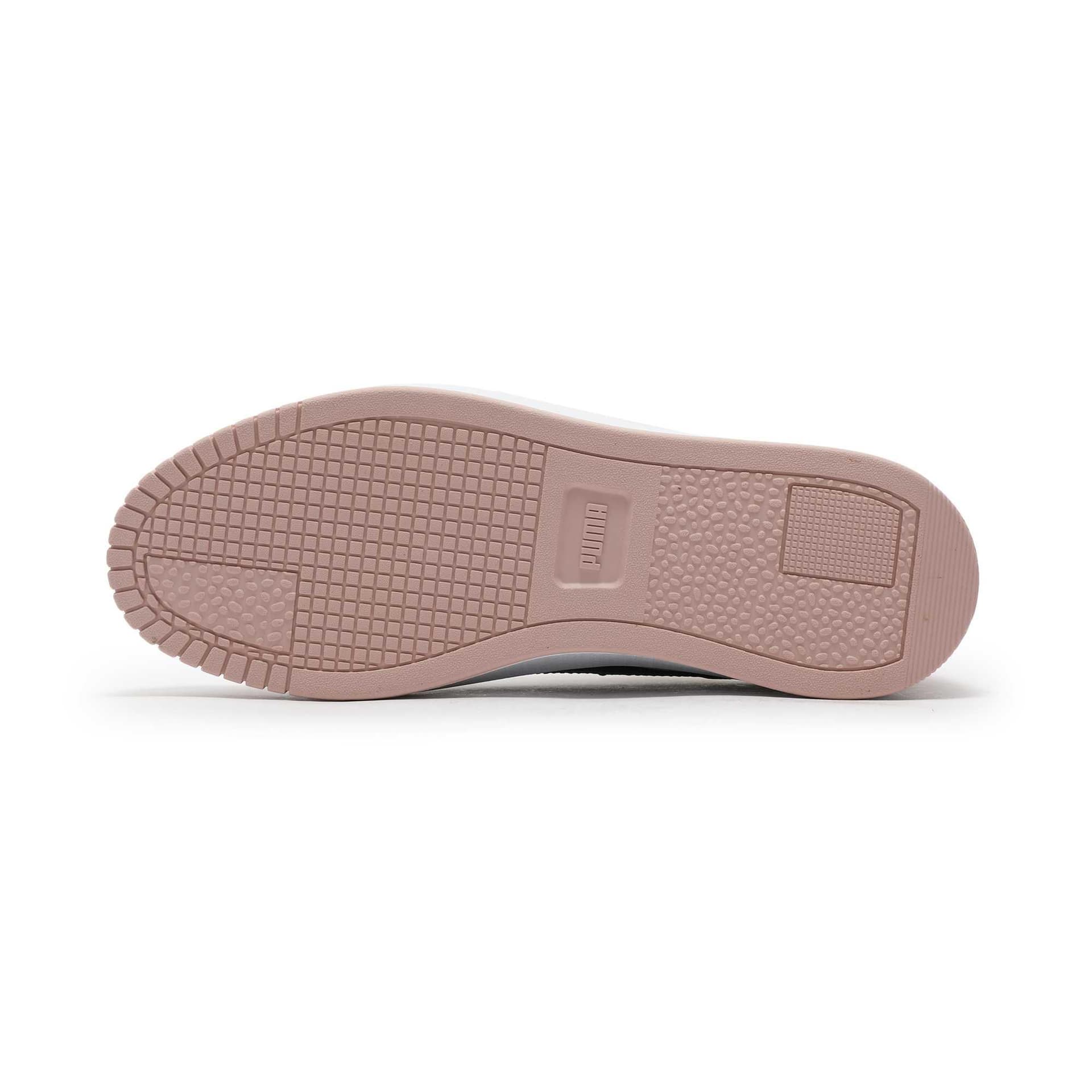 PUMA Carina Street Split Cow Leather, Artificial White Pink