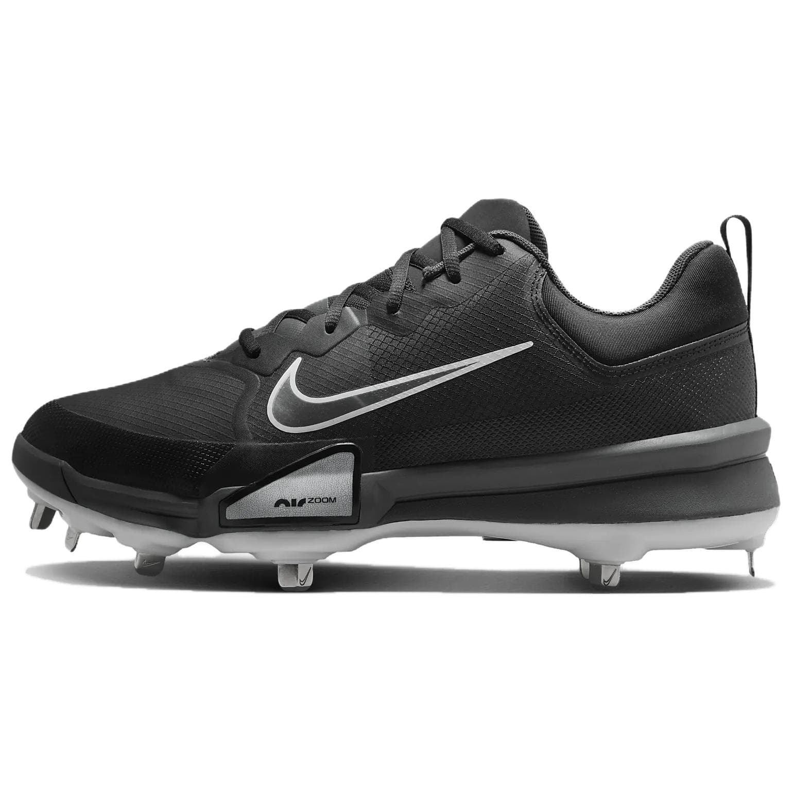 Nike Force Zoom Trout 9 Pro Black White Metallic Silver Black