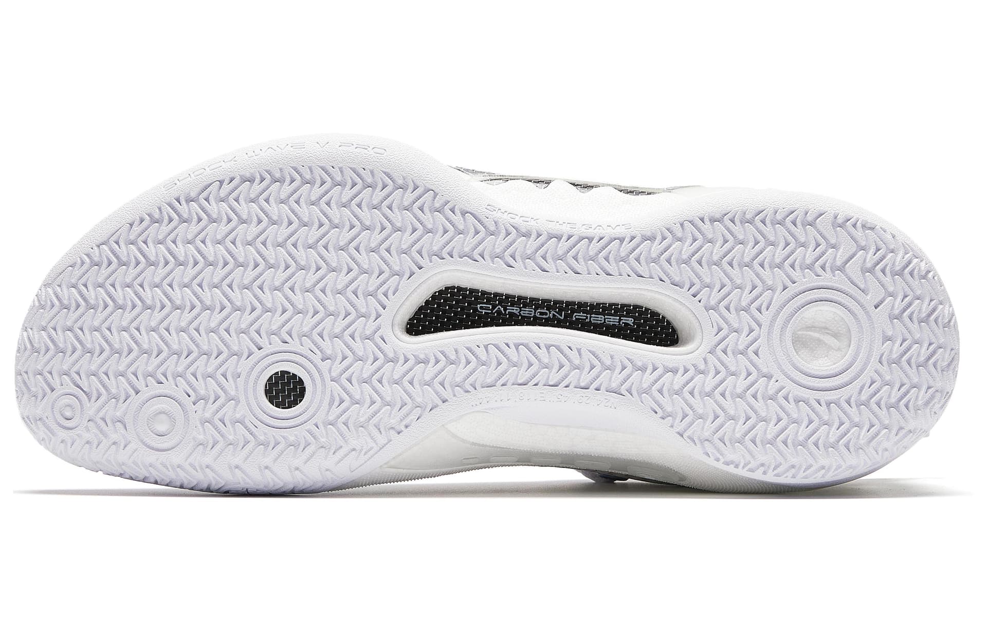 Anta Shock Wave 5 Pro Heritage, Irving Sports SlipResistant Lowtop White Black