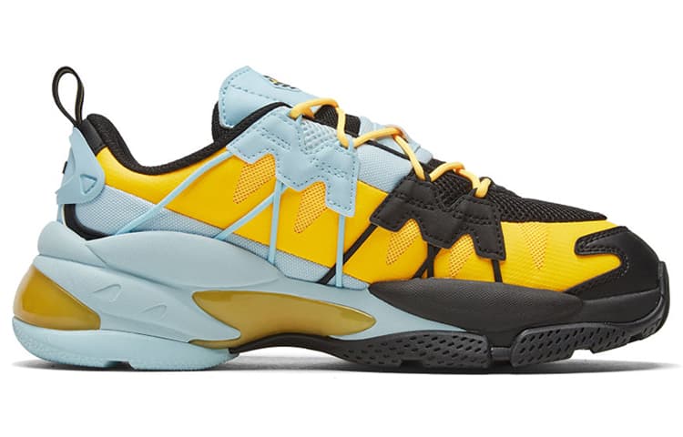 PUMA Lqdcell Omega Striped Knit 'Black Ultra Yellow'