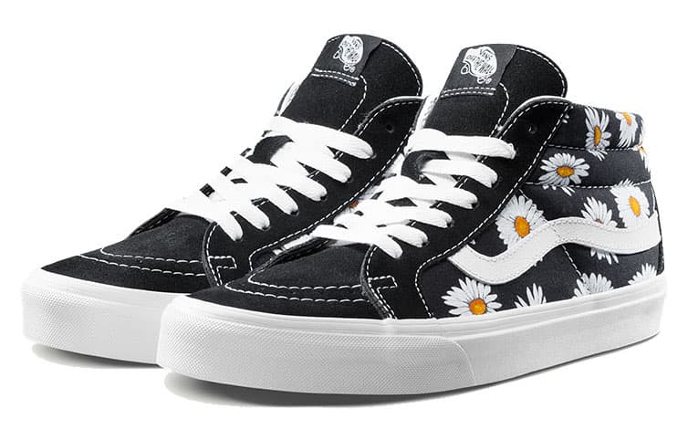 Vans SK8 Canvas Coverage Midtop Black
