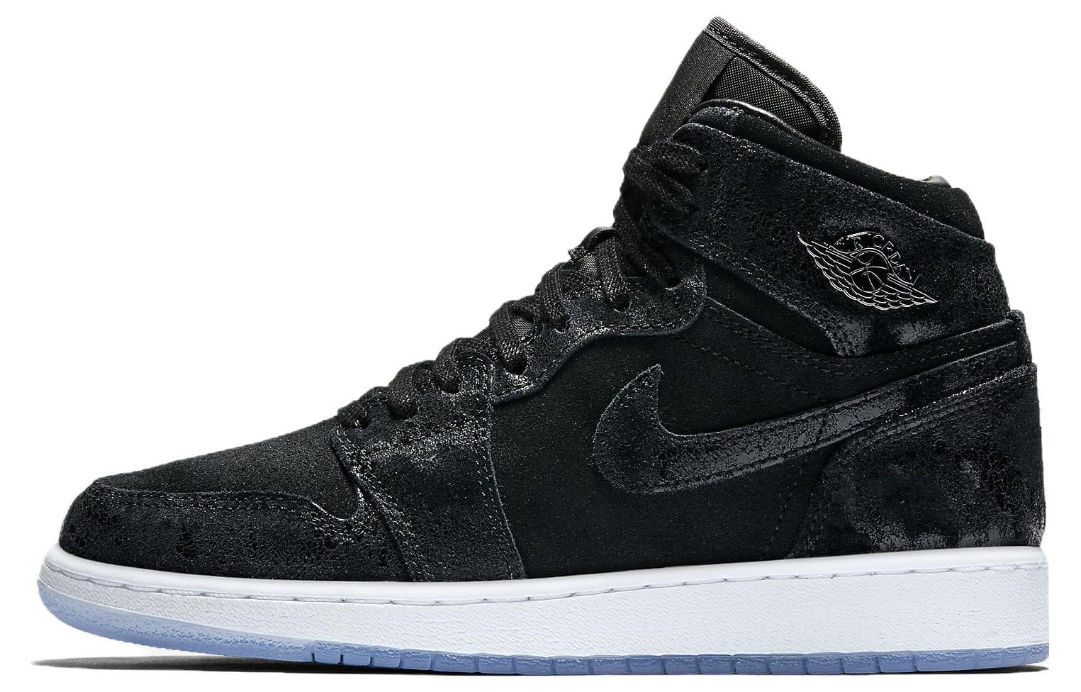 Jordan 1 Retro High Heiress Black Suede GS