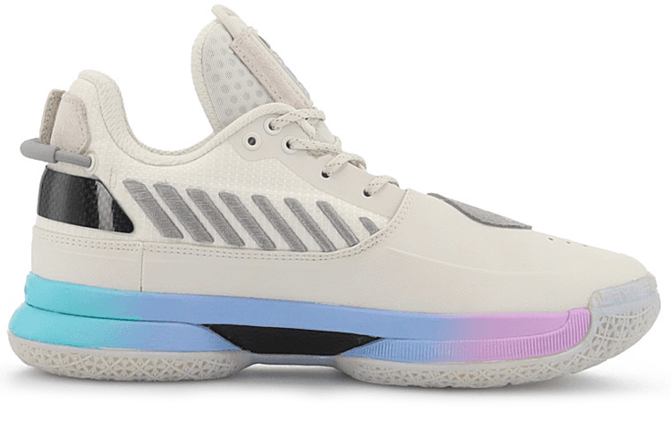 Li Ning WOW 7 Comfortable Resistant, Resistant, Lightweight Mid White