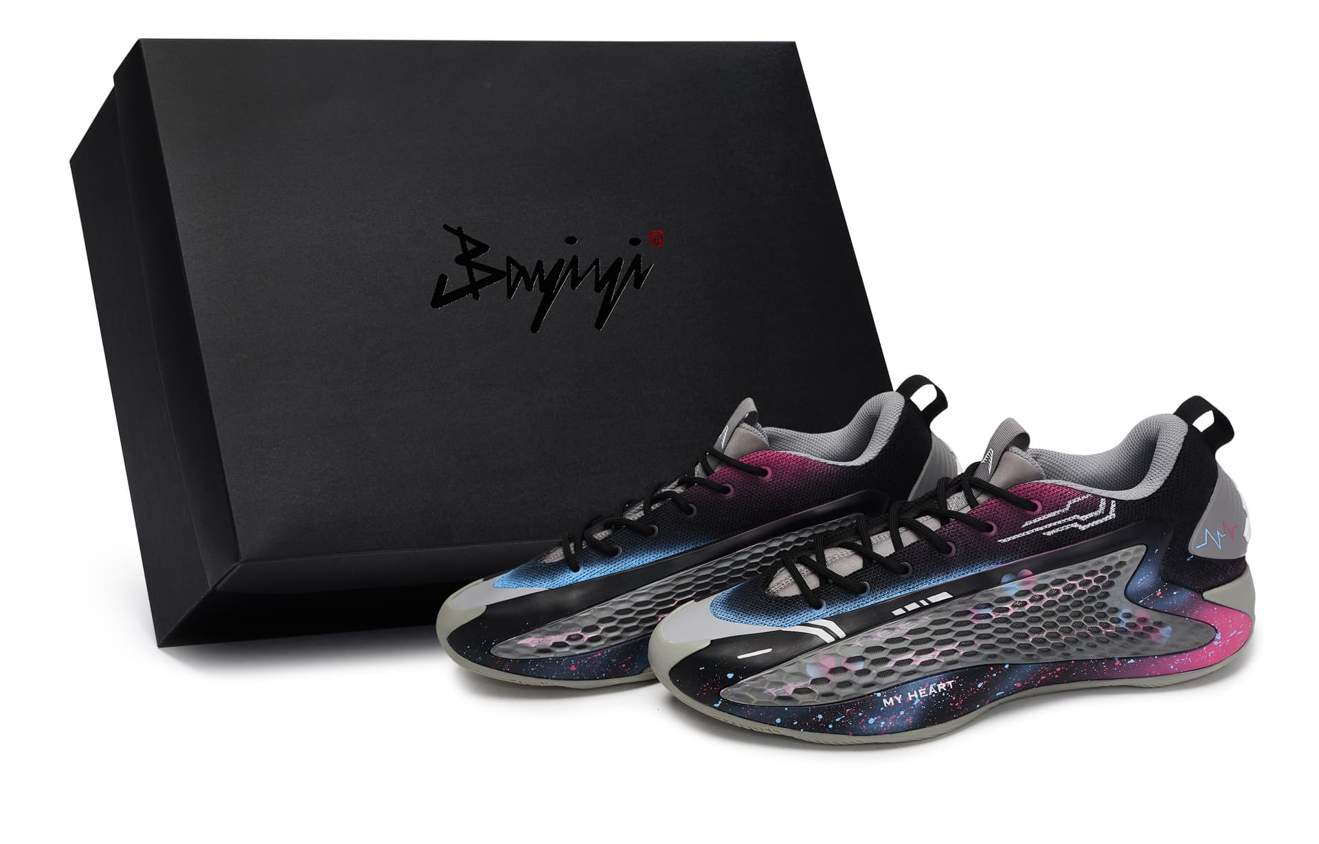 Adidas A.E. 1 Black/Gray/Pink/Blue Black, gray, powder blue