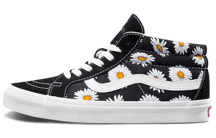Vans SK8 Canvas Coverage Midtop Black
