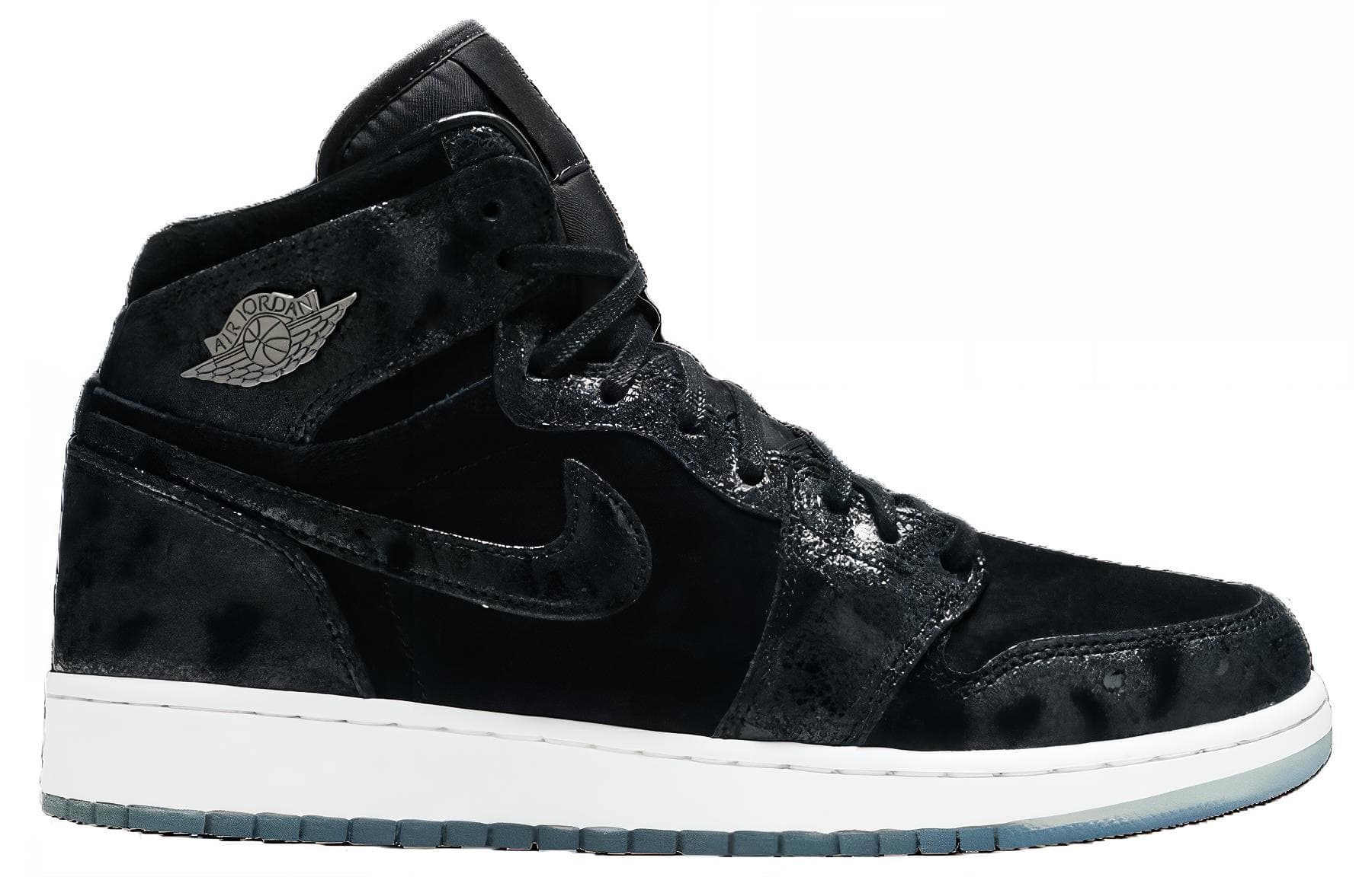 Jordan 1 Retro High Heiress Black Suede GS