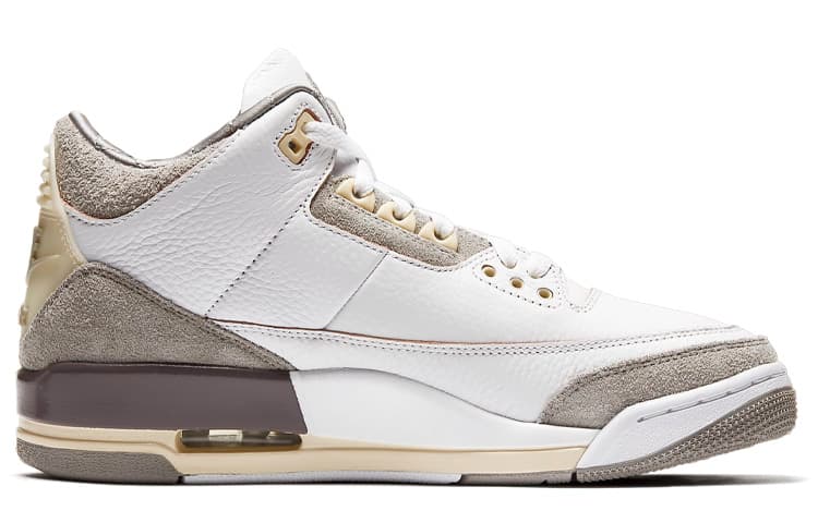 Jordan x A Ma Maniére Air Jordan 3 Retro Sp 'Medium Grey' Trendy Mid Vintage Ecru Gray
