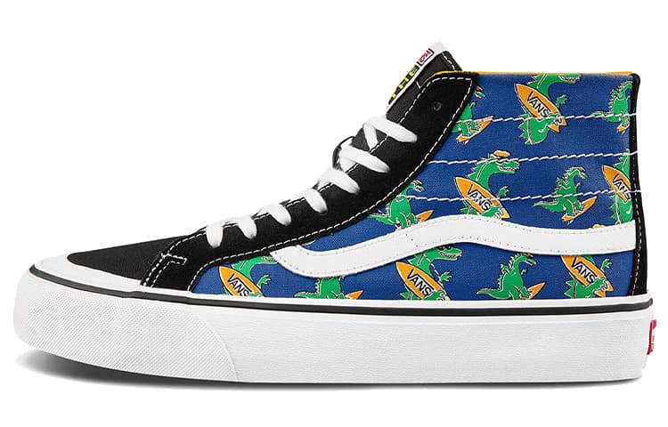 Vans SK8 HI High Blue/Yellow/Green