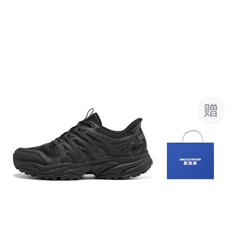 Skechers VIGOR At AbrasionResistant Lowtop Mountaineering Hiking Black