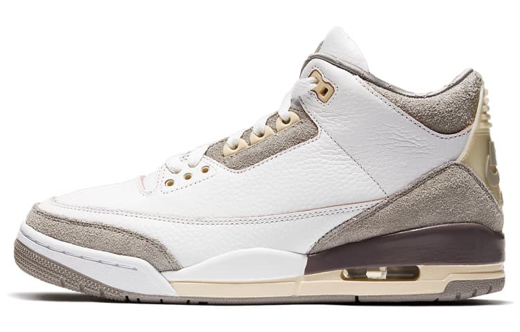 Jordan x A Ma Maniére Air Jordan 3 Retro Sp 'Medium Grey' Trendy Mid Vintage Ecru Gray