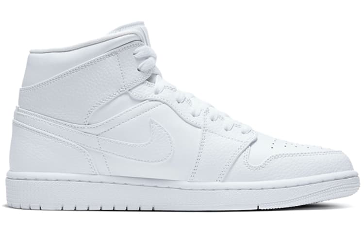 Jordan Air Jordan 1 Mid 'Triple White' High Vintage Pure White