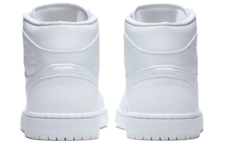 Jordan Air Jordan 1 Mid 'Triple White' High Vintage Pure White