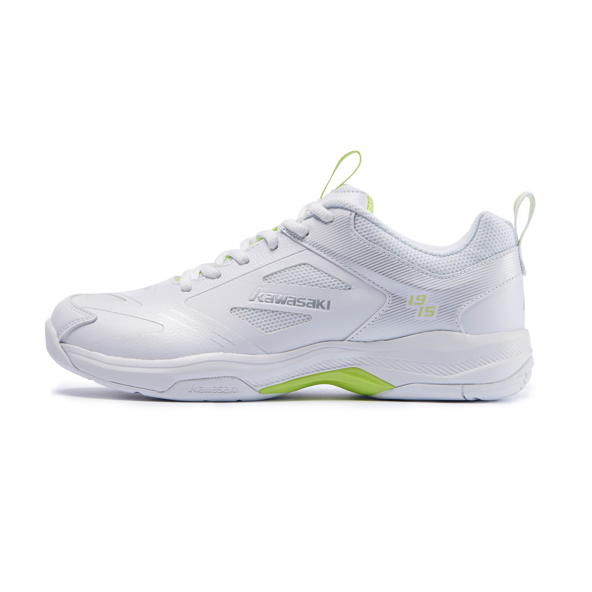 Kawasaki Multifruit Resistant, Resistant, Breathable Badminton White Green