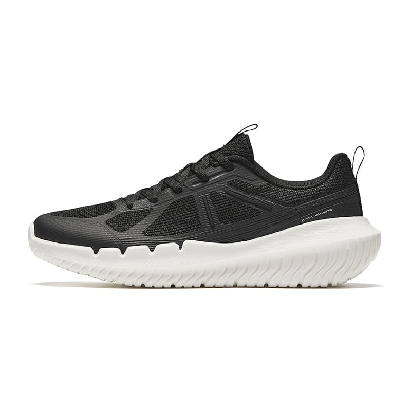 Anta Variety Collection Breathable Black White Basic Black