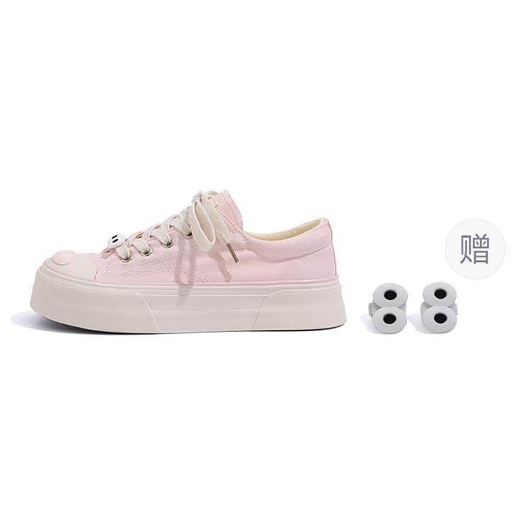 HUANQIU Lightweight Canvas Misty Rain Gray Pink