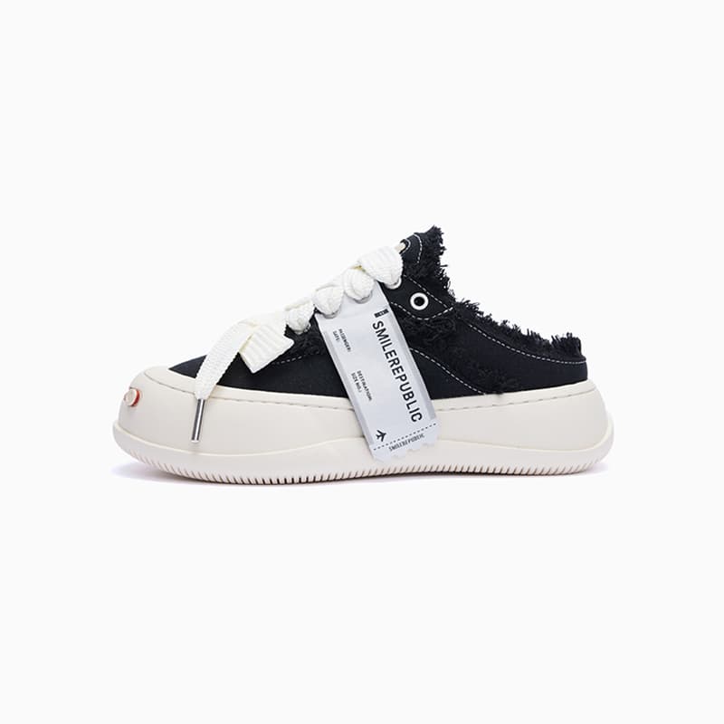 SMILEREPUBLIC Open Ended Smiling Collection Canvas Black