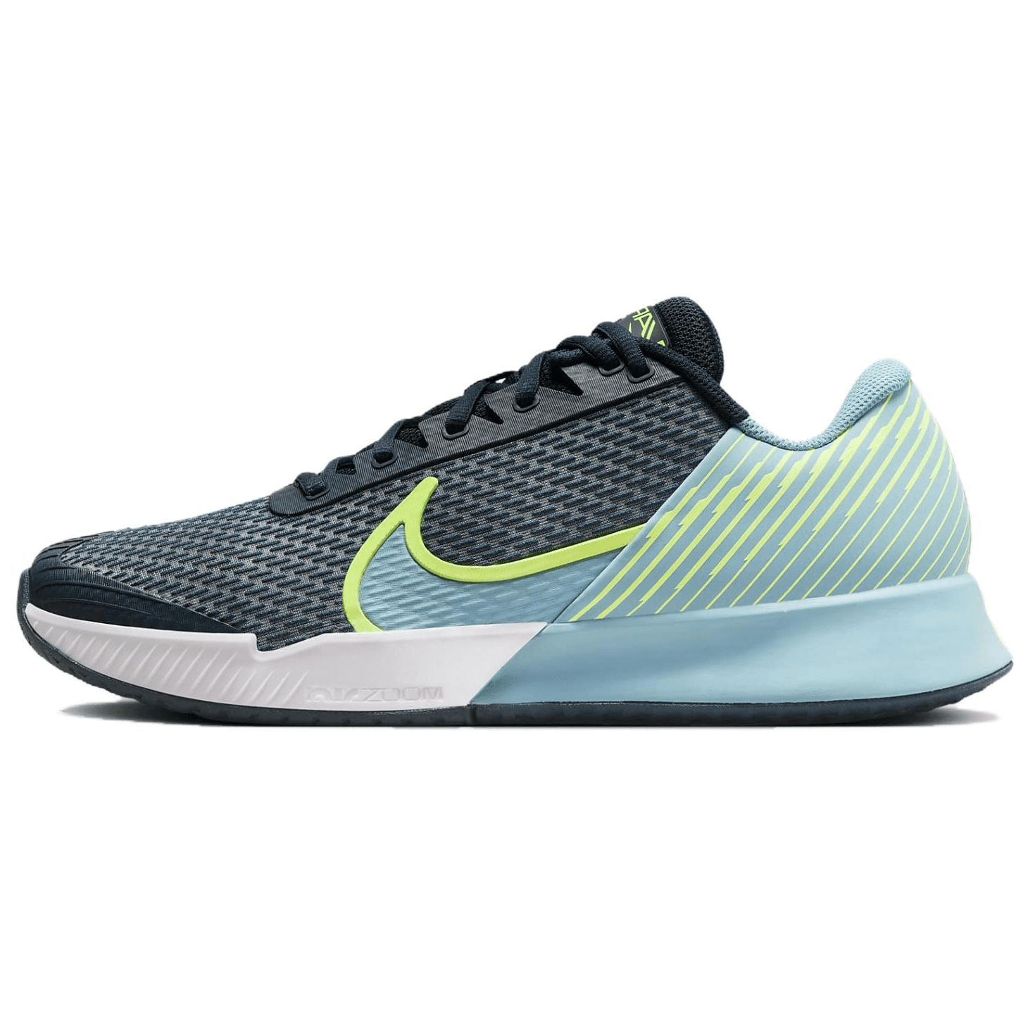 Nike Court Air Zoom Vapor Pro 2 Hc Armory Navy Volt Denim Turquoise