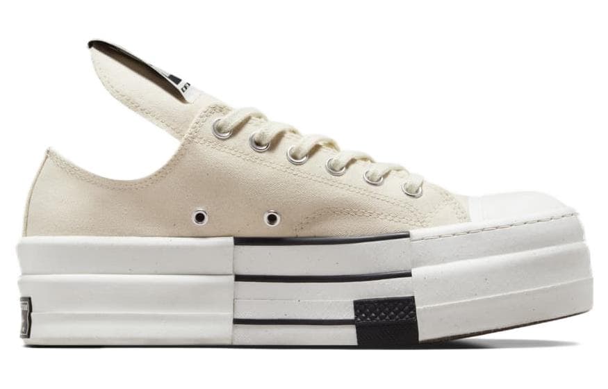 Chuck 70 Rick Owens x Chuck 70 Drkshdw Dbl Drkstar Converse 'Natural Ivory'