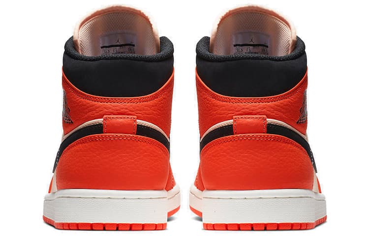 Jordan 1 Mid 'Team Orange Black'