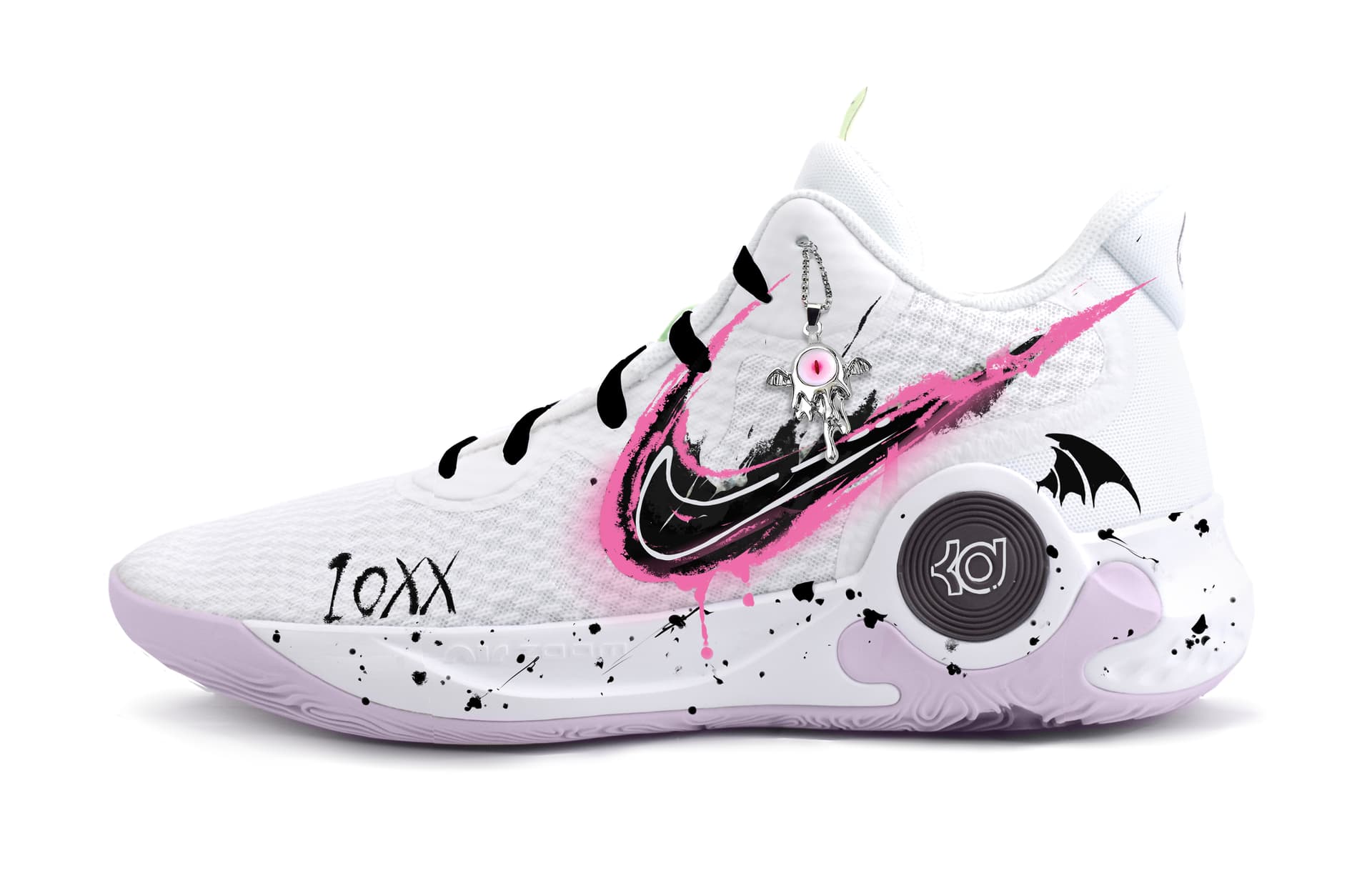 Nike KD Trey 5 IX Demon Mid Pink White Pink White