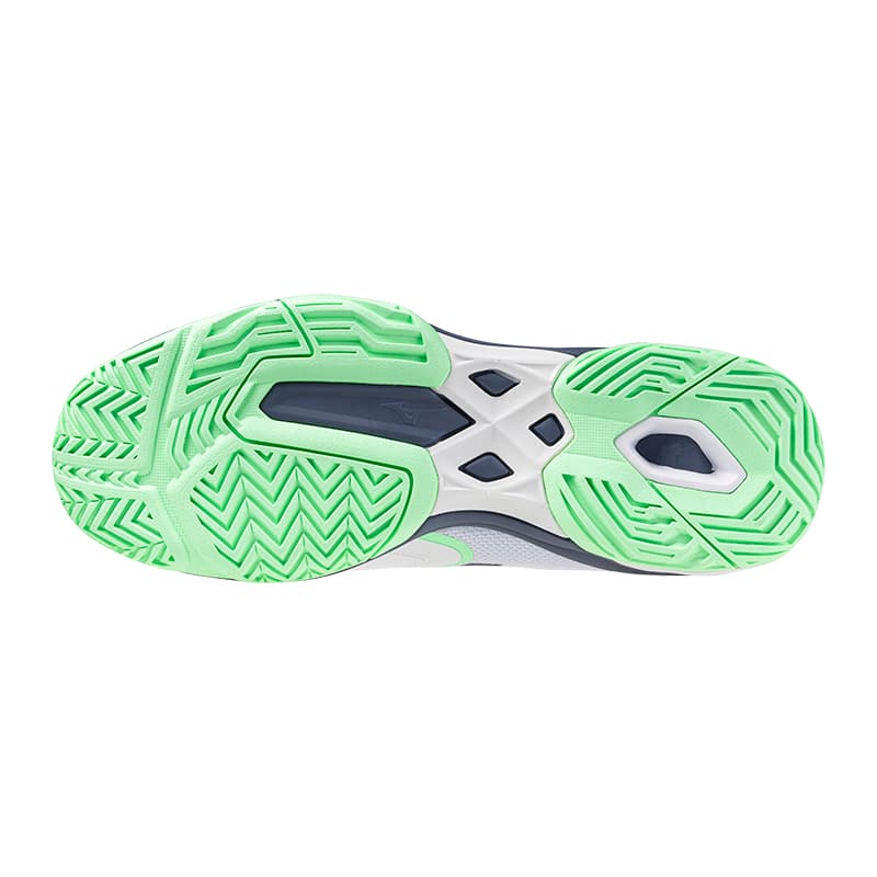 Wave Exceed Light 2 Mizuno Ac 'White Vintage Indigo Mint'
