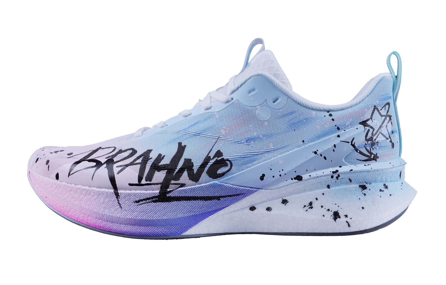 Li Ning Red Hare 8 Pro Mismatched Blue Purple