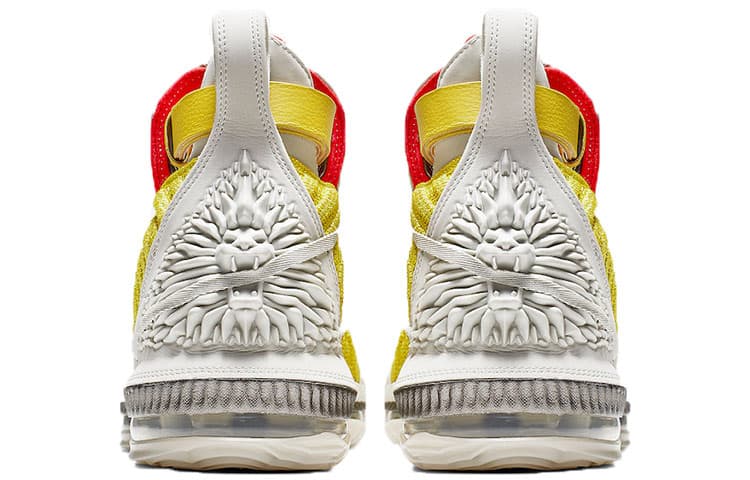 Nike LeBron 16 Hfr Harlem Stage 16 'Bright Citron Light Bone Habanero Red'