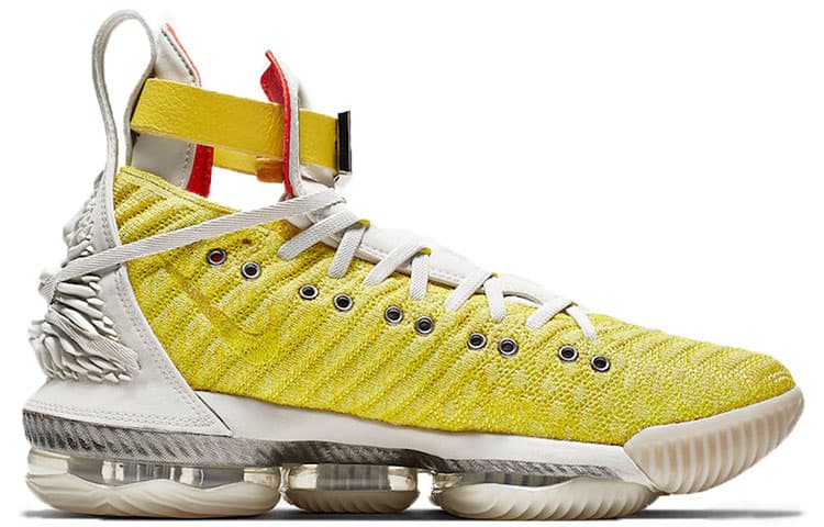Nike LeBron 16 Hfr Harlem Stage 16 'Bright Citron Light Bone Habanero Red'
