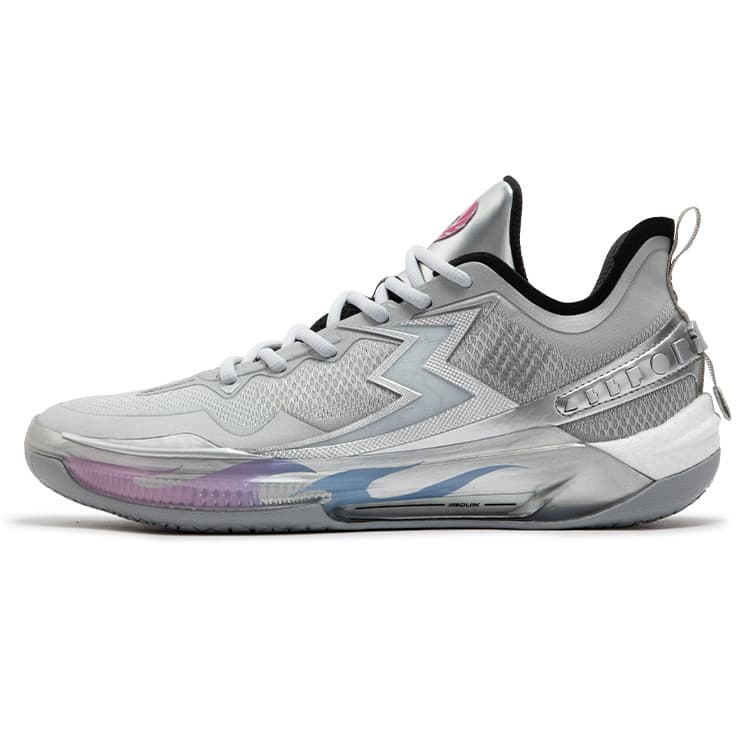 361° BIG3 5.0 Quick PRO Lowtop Silver White/Obsidian Black