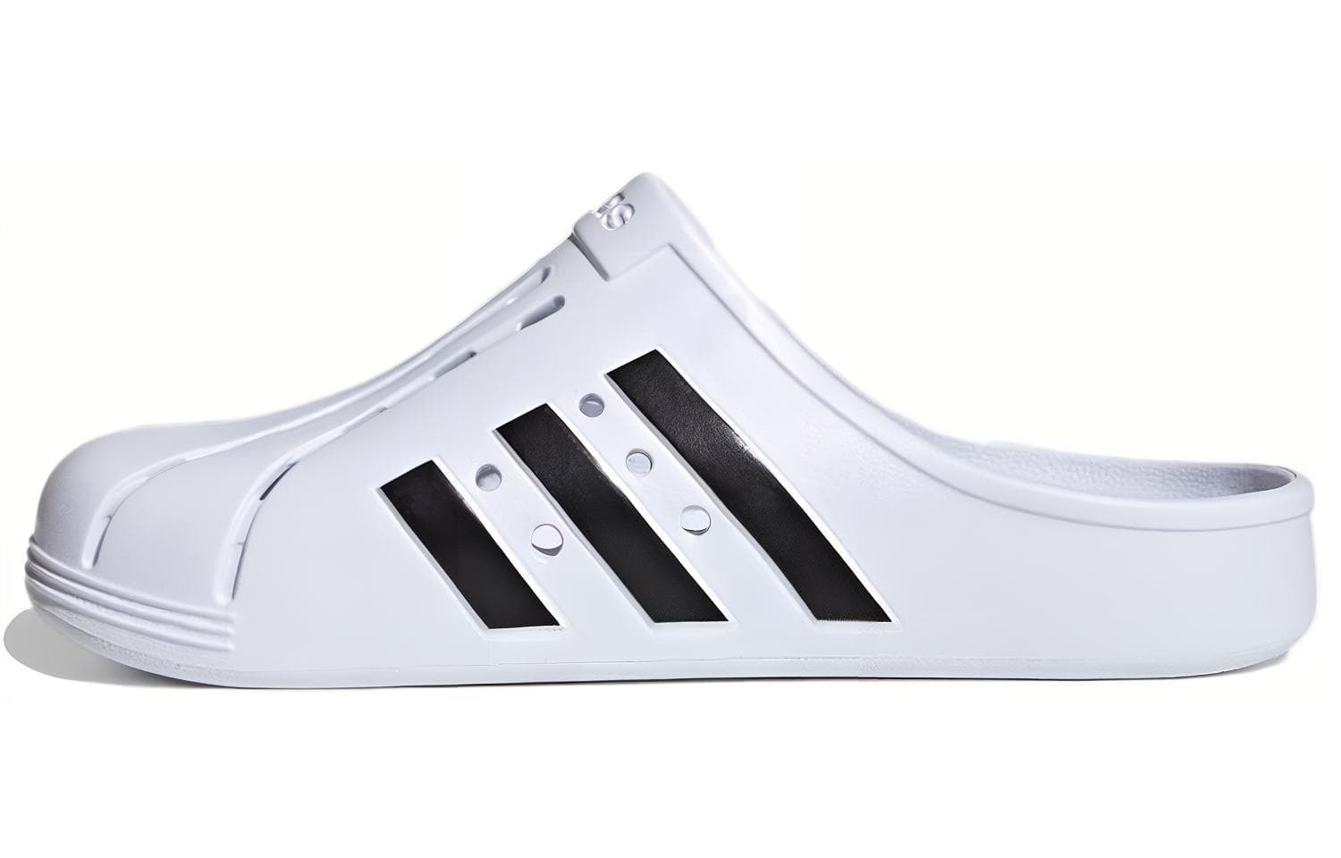 Adidas ADILETTE CLOGS Slippers White Black