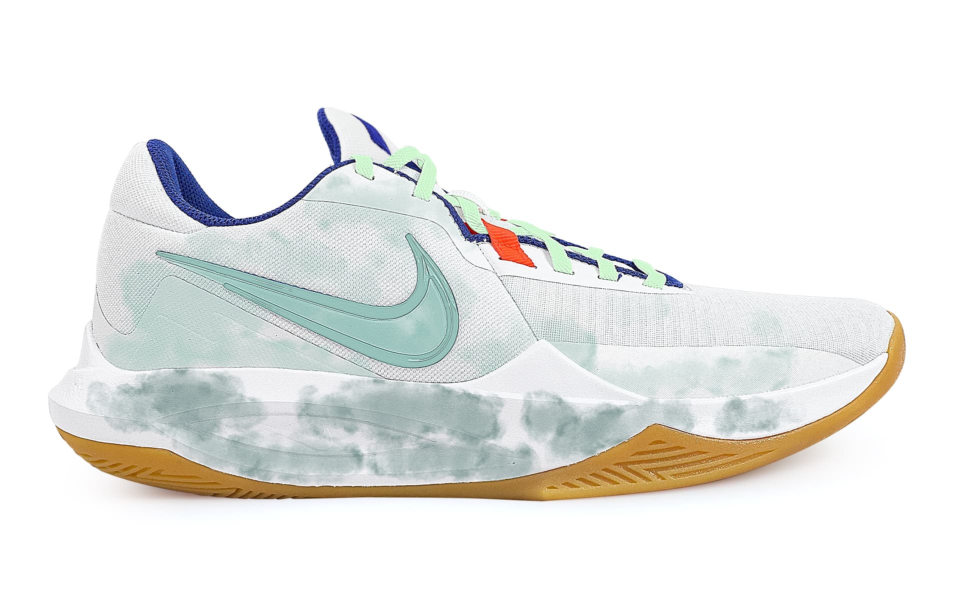 Nike Precision 6 Bamboo Ink Blue Dye White Box Fabric