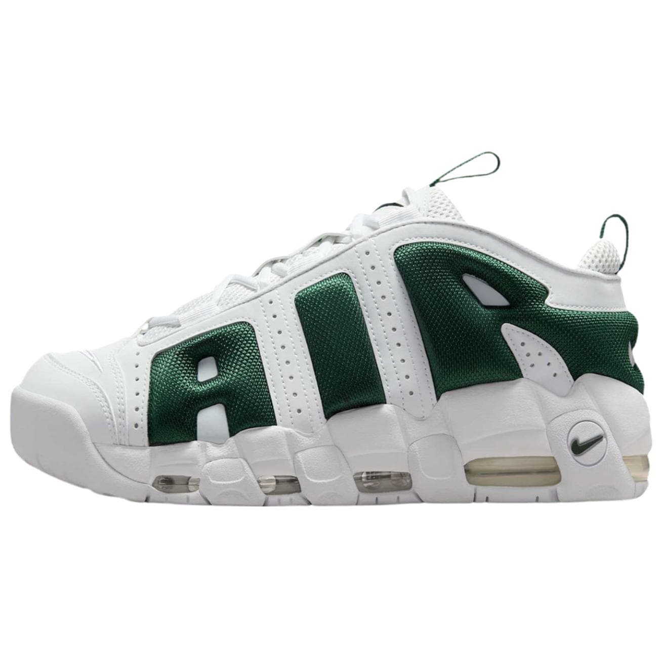 Nike Air More Uptempo Comfortable White Green