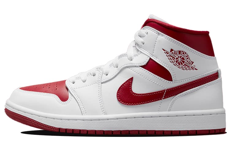 Air Jordan 1 Mid 'White Pomegranate'