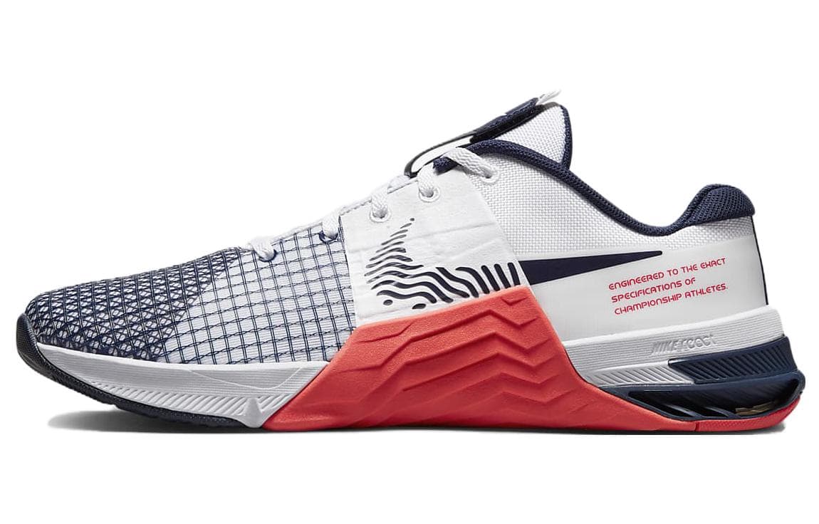 Nike Metcon 8 White Crimson Obsidian 42.5