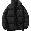 Black (Thickened Puffer Jacket)
