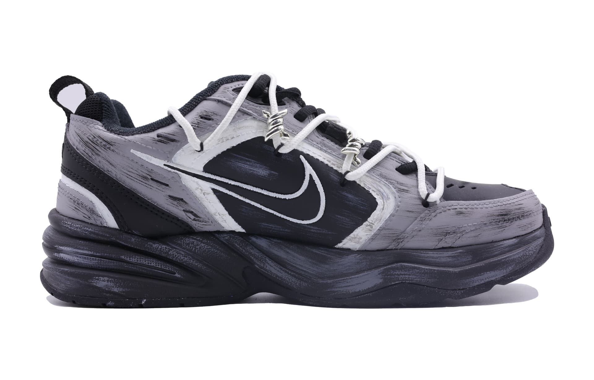 Nike Air Monarch 4 Black Moon Chunky Black