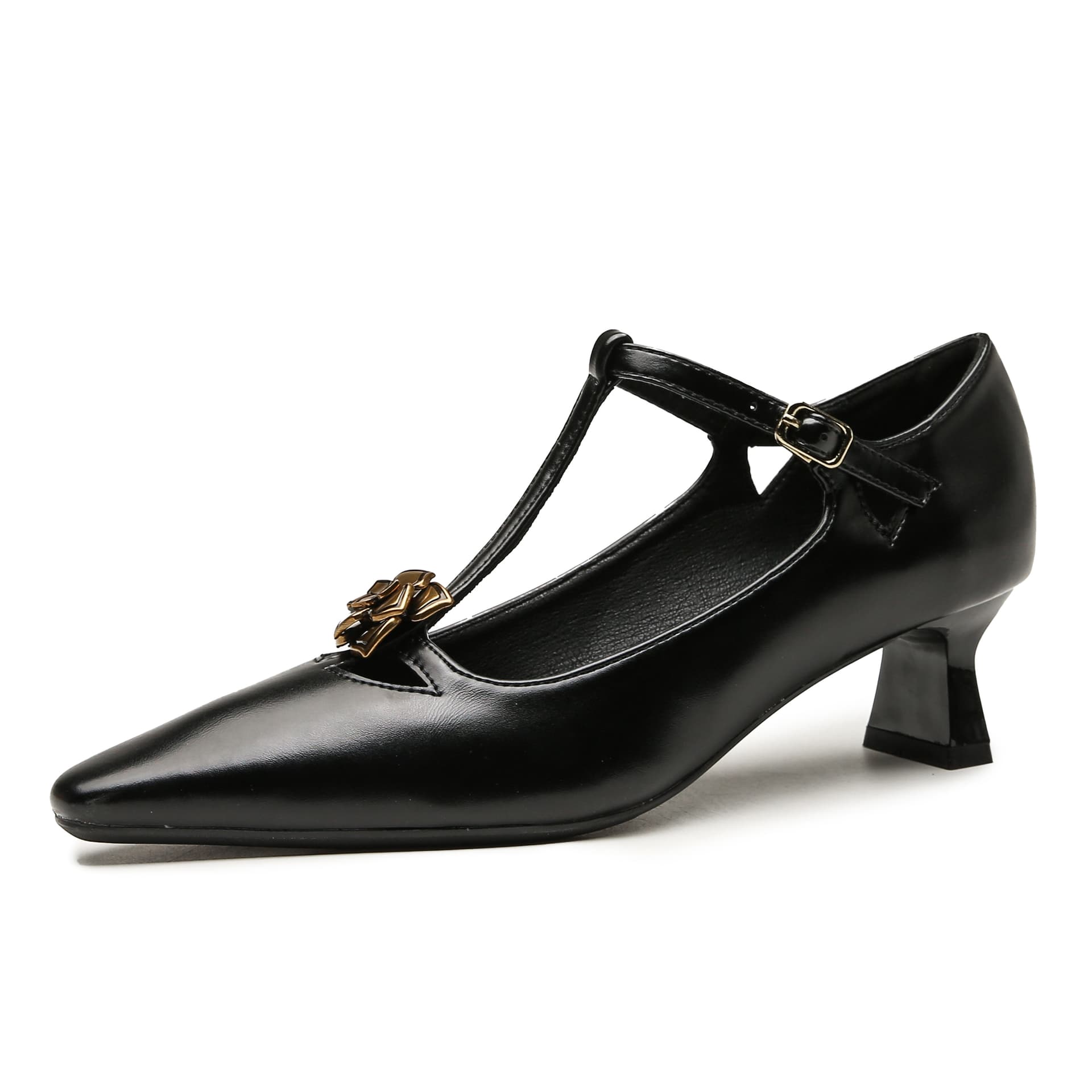 WALIBU Chunky Heel 5CM Black