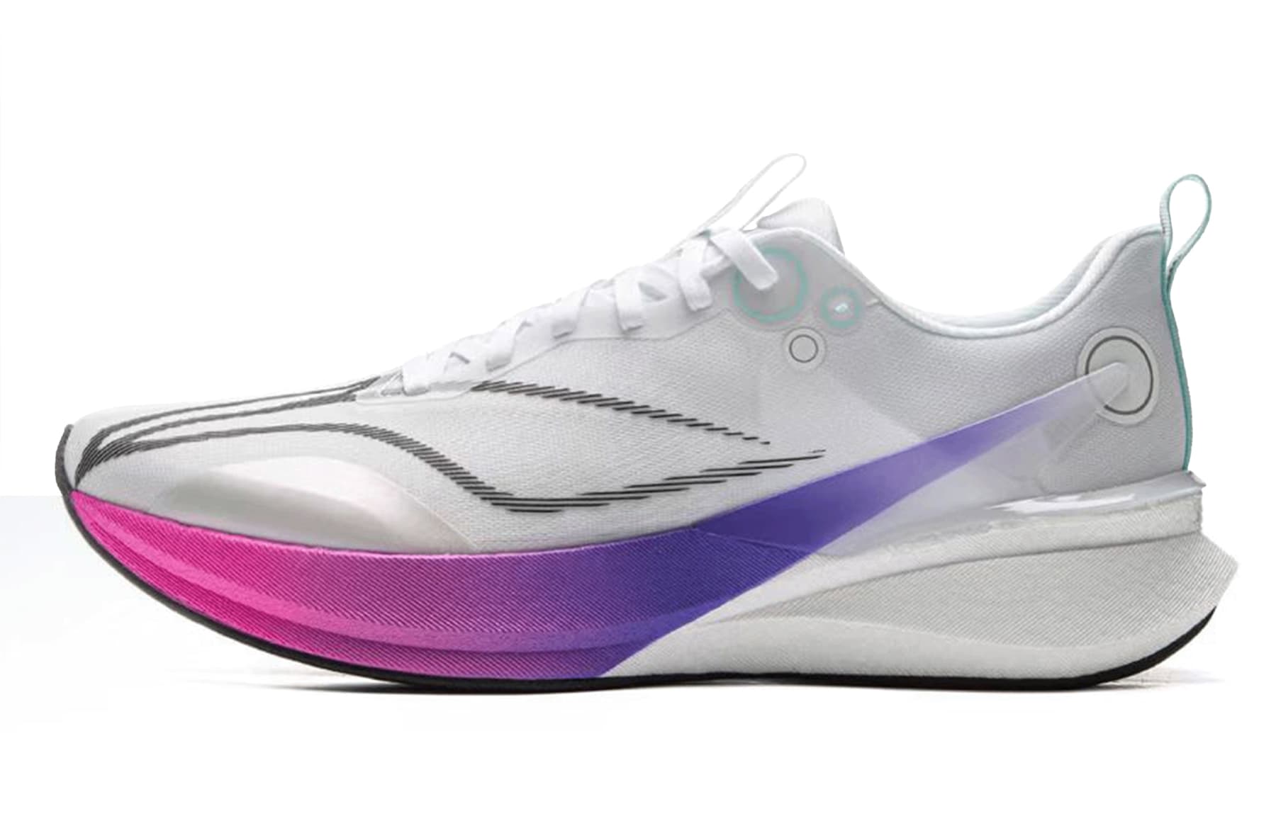 Li Ning Red Hare 8 Pro Mismatched Blue Purple