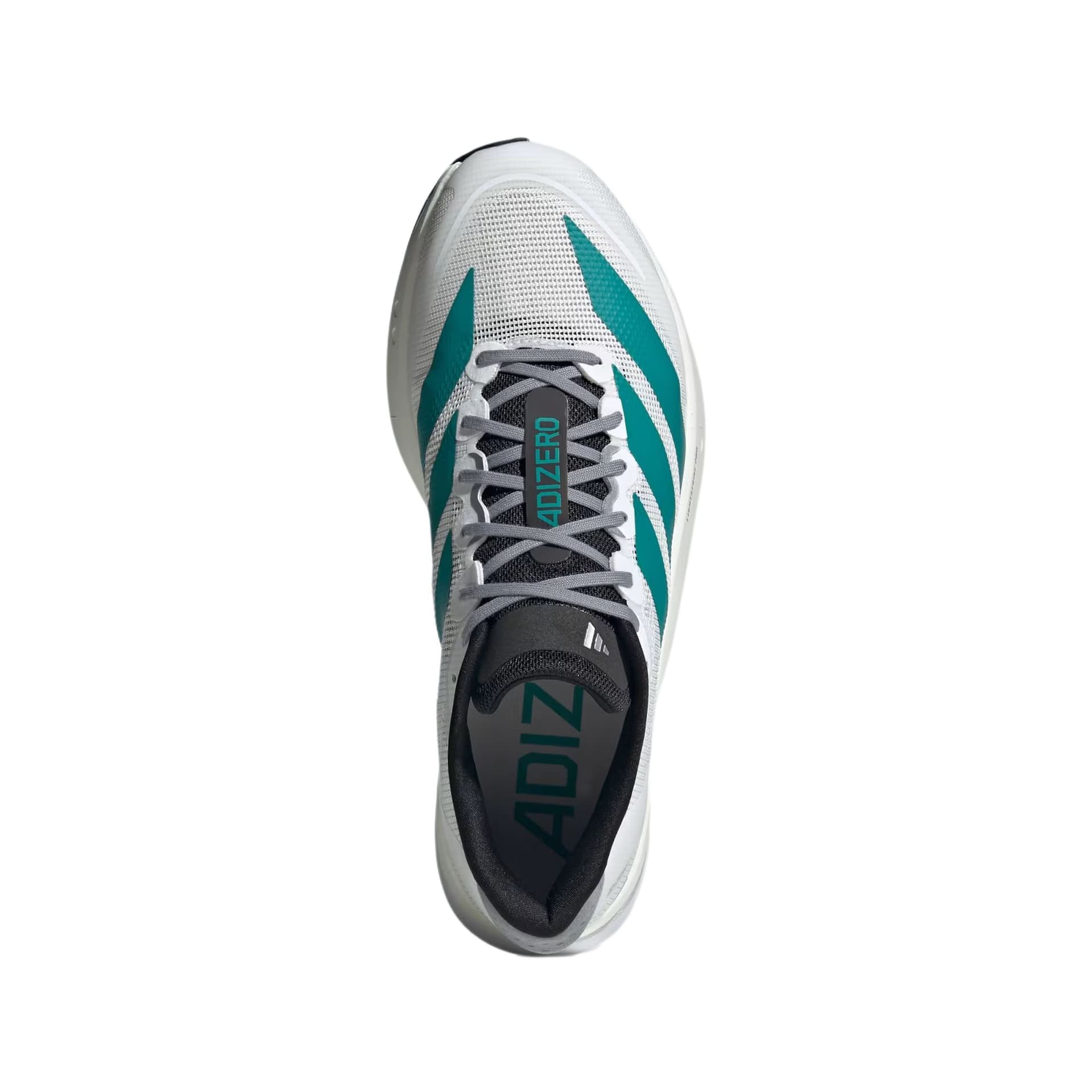 Adidas Adizero Boston 13 PU, Textile Marathon Racing White Cyan