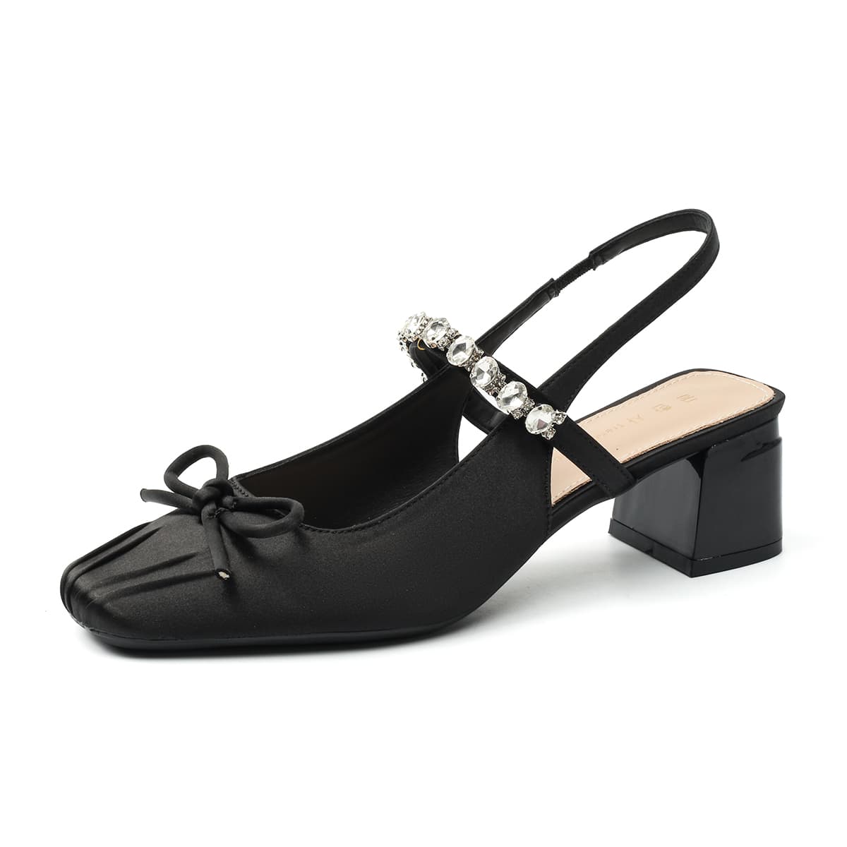 WALIBU Chunky Heel 5CM Black