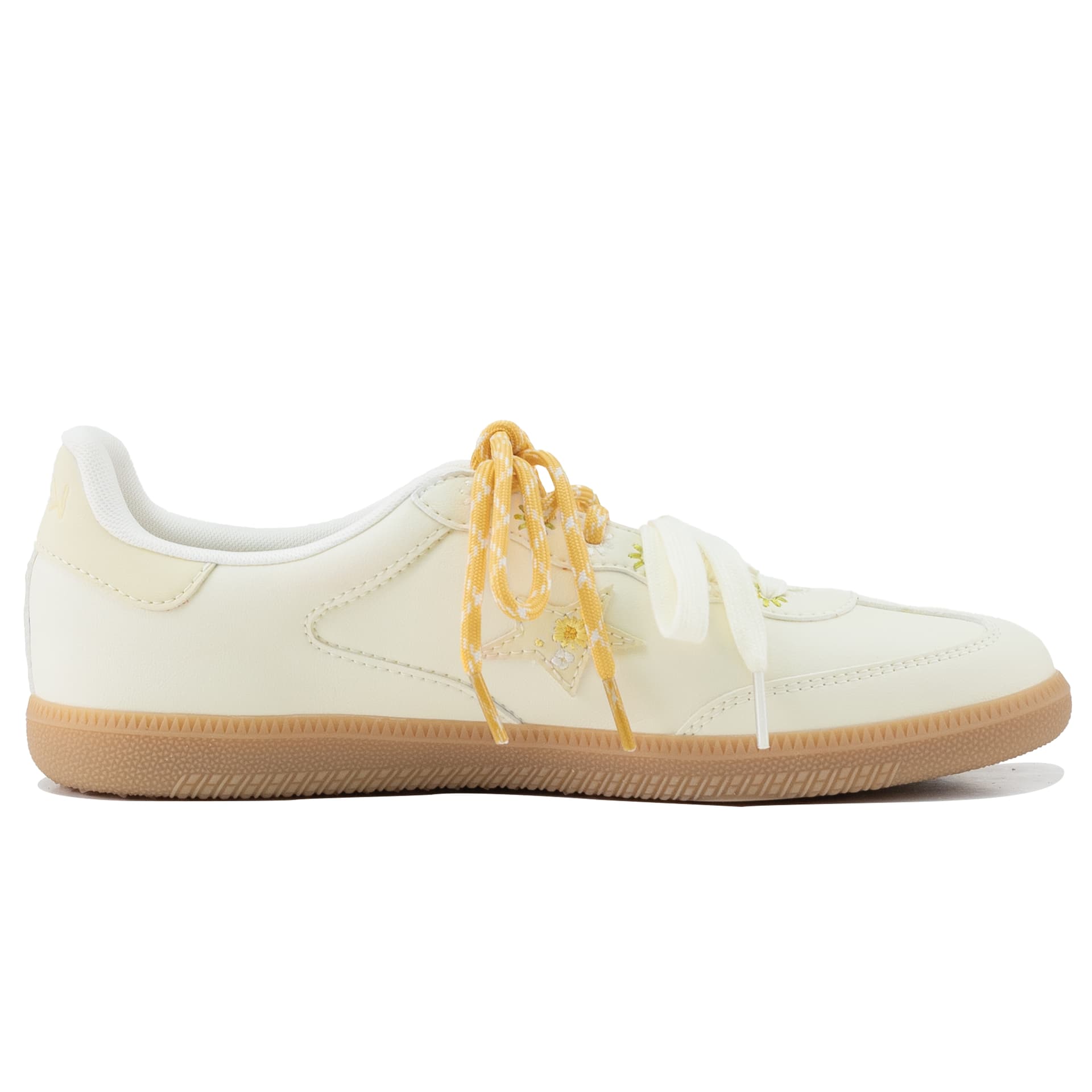 KAALIXTO Lightweight Lightweight German Army Trainers Custard