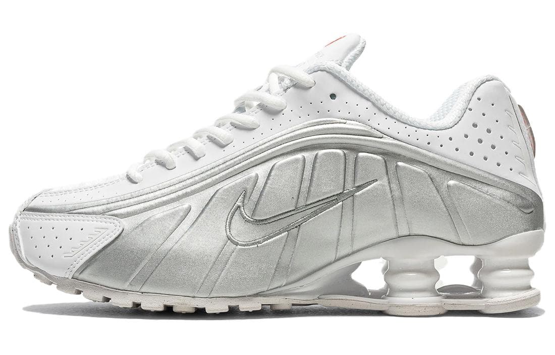 Nike Shox R4 City Commuting White Silver White Silver